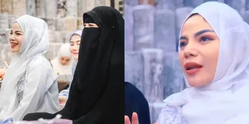 Ikut Pengajian Umi Pipik, Ini 7 Potret Dinar Candy Berhijab yang Curi Perhatian