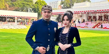 Ikut Upacara di Istana Negara, Guntur Triyoga dan Apris Devita Kenakan Busana Adat Keraton Jawa