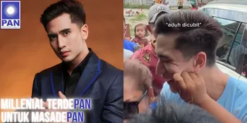 Ikutan Nyaleg, 7 Potret Verrell Bramasta Datangi Warga - Malah Kena Cium sampai Pipi Dicubit Ibu-Ibu
