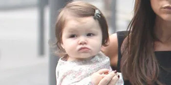 Lucunya Harper Seven Beckham Saat Bermain Bola