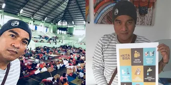 Indra Lesmana Kunjungi Camp Pengungsian Gunung Agung Bali