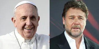 Ini Alasan Mengapa Russell Crowe Batal Bertemu Paus Fransiskus