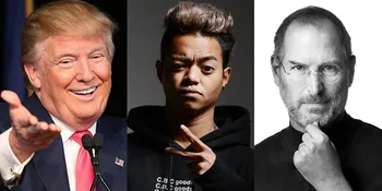 Ini Alasan Reza Arap Pilih Jadi Donald Trump Daripada Steve Jobs
