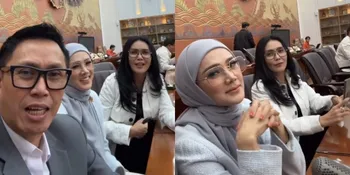 Interaksinya Bikin Ngakak, Ini Momen Eko Patrio Sebelum Rapat Bareng Mulan Jameela dan Rieke Diah Pitaloka