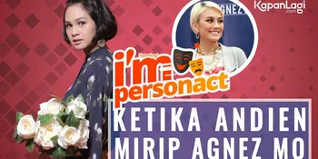 Intip gaya Andien Tirukan Agnez Mo Hingga Syahrini Di Sini!