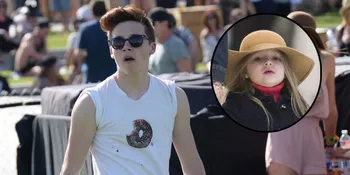 Intip Momen Seru Saat Brooklyn dan Harper Beckham Bikin Pizza