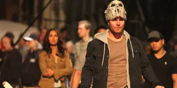 Intip Saat Casey Jones Buka Topeng Seramnya di Set 'TMNT 2'
