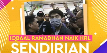 Iqbaal Ramadhan Nekat Naik KRL Sendirian dari Jakarta ke Bogor