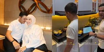 Irish Bella Disebut Beruntung, Momen Haldy Sabri Masak untuk Istri - Dibuat Salfok dengan Dapurnya