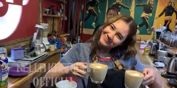Isi Waktu Luang, Intip Serunya Nella Kharisma Belajar Bikin Kopi