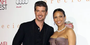 Istri Robin Thicke Kembali Bela Suami dan Miley Cyrus