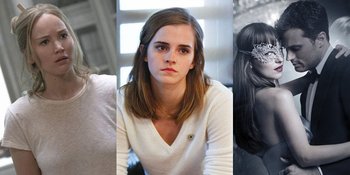 J-Law, Emma Watson dan 'FIFTY SHADES' Masuk Nominasi Terburuk Razzie Awards 2018