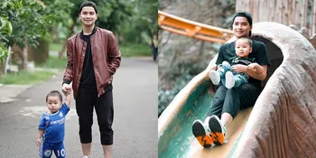 18 Tahun Jadi Ayah - Punya Image Religius Tapi Kekinian, Ini 8 Potret Alvin Faiz Saat Momong Buah Hati