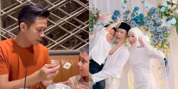 Jadi Ayah Sambung Kesayangan, Begini Ikram Rosadi Bareng Anak Larissa Chou - Menyuapi Penuh Kasih