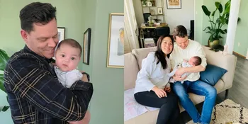 Jarang Tersorot, Ini 7 Potret Suami Bule Gracia Indri Momong Anak - Netizen Salfok Paras Keduanya yang Mirip