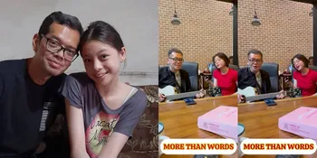 Jarang Tersorot, Kebersamaan Nada Tarina Putri Bareng Bheben T-Five sang Ayah Kandung