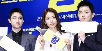 Jo Jung Suk dan D.O. EXO Selalu Bikin Park Shin Hye Tertawa