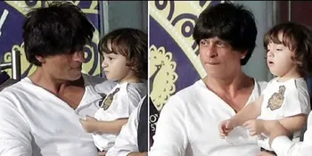 Joged Unyu ala AbRam Khan di Dalam Mobil SRK, Bikin Jatuh Cinta!