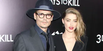 Johnny Depp Temani Amber Heard di Premiere '3 DAYS TO KILL'