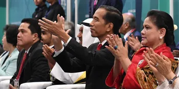 Jokowi Semangat Sambut Kontingen Indonesia di Defile Asian Games 2018
