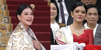 Kahiyang Ayu di Pelantikan Prabowo-Gibran, Pakai Kebaya Merah Terlihat Manglingi