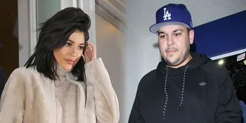 Kakak Kencani Musuh, Kylie Jenner Rukun Saat Temui Rob Kardashian