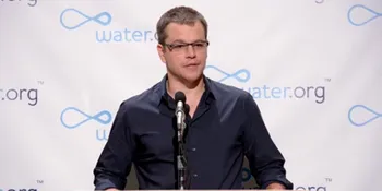 Kampanye Air Bersih, Matt Damon Pilih Tidak Mandi