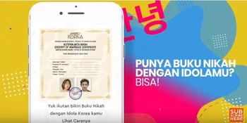 Kamu Bisa Bikin Buku Nikah dengan Artis Korea Tercinta di Sini, Ada 200 Lebih Idol dan Aktor Pujaan!