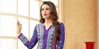 Pose di Tepi Sungai, Karisma Kapoor Tampil Cantik 'Berkerudung'