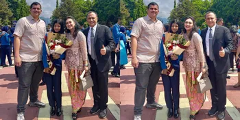 Keluarga Bahagia dan Harmonis, Ini Sederet Potret Bella Saphira Hadiri Wisuda Anak Sambung - Tampil Keibuan