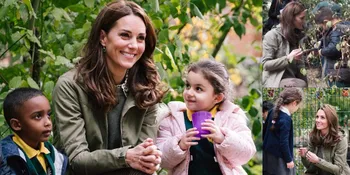 Kembali Bertugas Pasca Cuti, Kate Middleton Kenakan Pakaian Sederhana