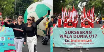 Kemeriahan Trophy Experience FIFA U-17 World Cup di Surakarta, Faul Gayo dan Lilis Darawangi Ikut Pawai dengan Masyarakat