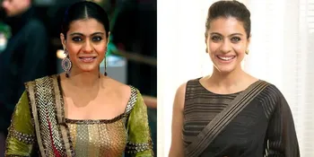 Kenakan Dress 'Kupu-Kupu' Cantik, Kajol Terlihat Lebih Gemuk?