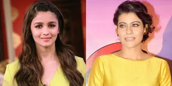 Kenakan Outfit Sama, Alia Bhatt dan Kajol Cantik Mana?