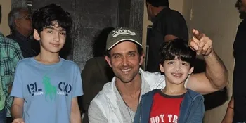 Keren! Anak-Anak Hrithik Roshan Bantu Bikin Naskah 'KRRISH 4'