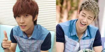 Ketika Jinyoung B1A4 - Kikwang B2ST Berkostum Sama