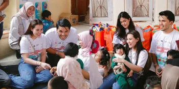 Kian Tunjukan Kedekatan, Thariq Halilintar dan Aaliyah Massaid Datangi Acara Amal di Sebuah Yayasan - Makin Kompak!