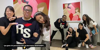 Kini Jadi Seniman Lukis, 7 Potret Dea Ananda dan Leony Datang ke Pameran Geofanny - Mantan Penyanyi Cilik Reunian