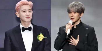Kocaknya Chanyeol dan Baekhyun EXO Pakai Blangkon di Konser Jakarta