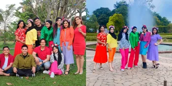 Kompak Bestie Banget! Begini 8 Potret Reuni Aktris dan Aktor Kolosal Genta Buana, Ada Revi Mariska - Afdhal Yusman Pakai Baju Warna Gonjreng