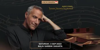 Konser &#8216;Jim Brickman Live in Jakarta 2022&#8217; Segera Digelar, Dimeriahkan oleh Rossa hingga John Trones