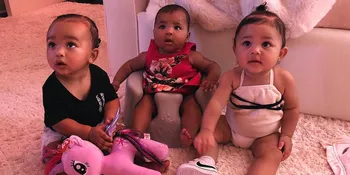 Kumpul Bareng, Bayi-Bayi Kardashian Hadiri Acara Cupcake Party