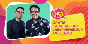 Kupas Creativepreneur Talk 2018, Gofar Hilman dan Addry Danuatmaja Bagi Pengalaman