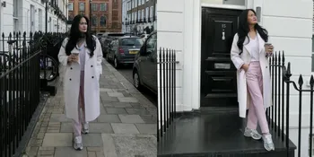 Lagi-Lagi Curi Perhatian, Ini 7 Potret Cantik Donna Harun di Inggris - Foto di Teras Rumah Orang Berasa yang Punya
