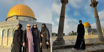 Lakukan Perjalanan Kemanusiaan di Kamp Palestina, Potret Ratna Galih Berhasil Masuk Kompleks Masjidil Aqsa