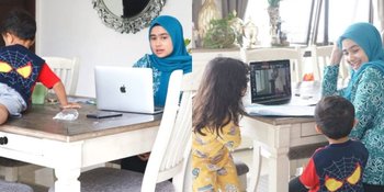 Lakukan Pertemuan Virtual di Rumah, Sonya Fatmala Curhat Diganggu Anak