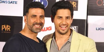 Latihan Keras, Akshay Kumar dan Sidharth Malhotra Mandi Keringat