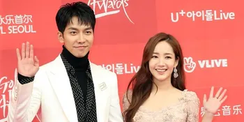 Lee Seung Gi dan Park Min Young Serasi Banget di Red Carpet GDA 2019