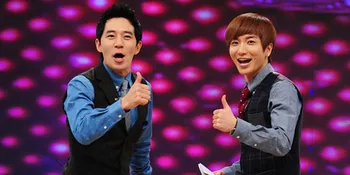 Leeteuk dan Boom Bersaing Otot Seksi