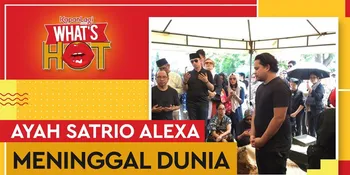 Lepas Jenazah Sang Ayah, Satrio Alexa Tetap Tegar